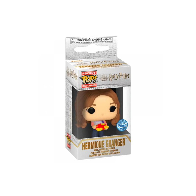 Funko Pocket Pop! Keychain: Harry Potter Holiday - Hermione Granger (Exclusive) - دمية